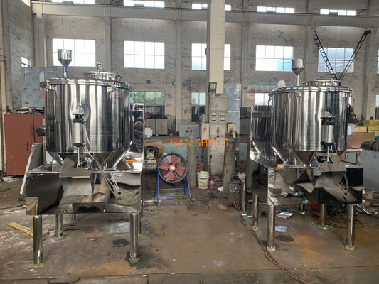 Σκόνη κάθετο LCH 400 τροφίμων υγρή Granulator μηχανή