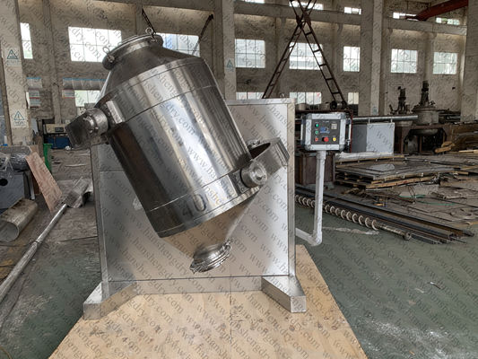 τρισδιάστατος αναμίκτης 400L 4KW για τη βοτανική σκόνη