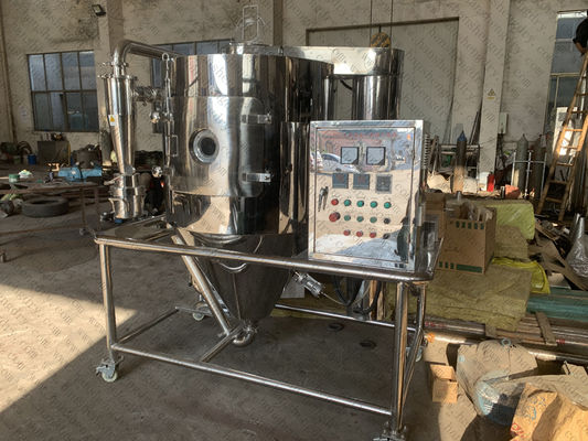 Φυγοκεντρικός στεγνωτήρας ψεκασμού 9KW 5kg/H για Konjac το αλεύρι