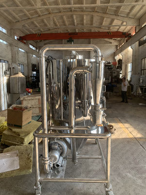 Φυγοκεντρικός στεγνωτήρας ψεκασμού 9KW 5kg/H για Konjac το αλεύρι