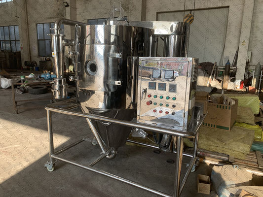Φυγοκεντρικός στεγνωτήρας ψεκασμού 9KW 5kg/H για Konjac το αλεύρι